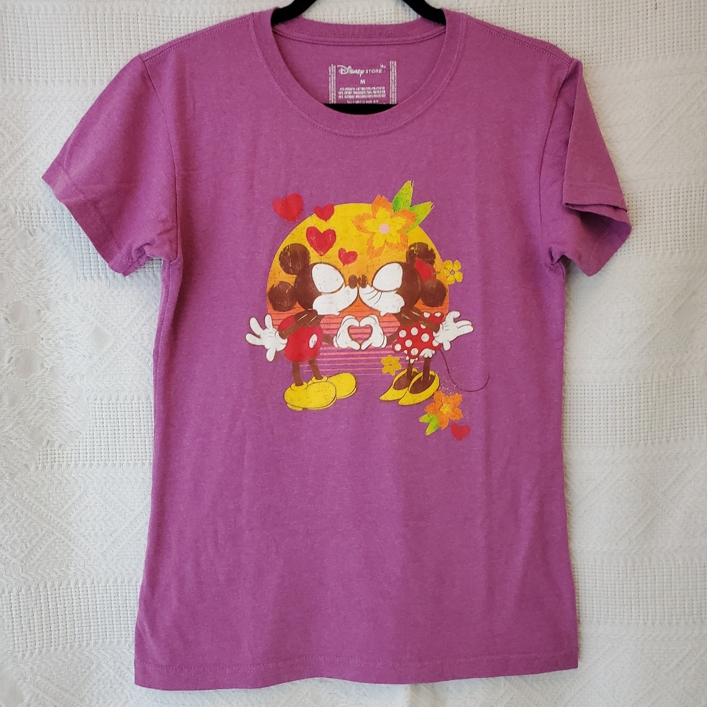Mickey and Minnie Tee Size M
